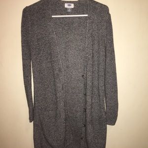Long Grey Cardigan (Knit)